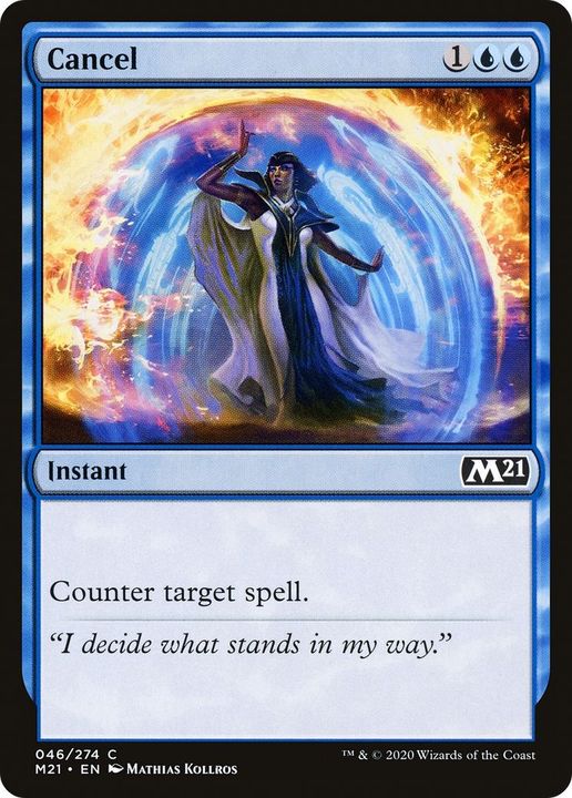 Cancel in the group Magic the Gathering / Types / Colors / Blue at Proxyprinters.com (32807)