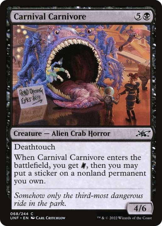 Carnival Carnivore in the group Advanced search at Proxyprinters.com (32820)