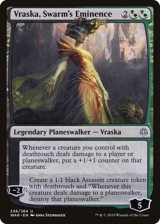 Vraska, Swarm's Eminence in the group Magic the Gathering / Types / Colors / Multicolors / B, G at Proxyprinters.com (32834)