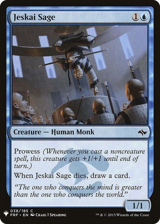 Jeskai Sage in the group Magic the Gathering / Sets / The List at Proxyprinters.com (32853)