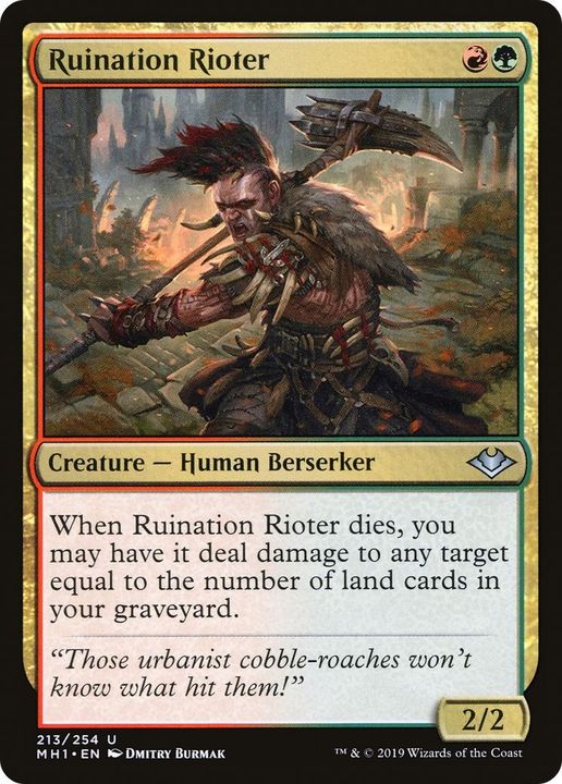 Ruination Rioter in the group Magic the Gathering / Sets / Modern Horizons 2 at Proxyprinters.com (32868)