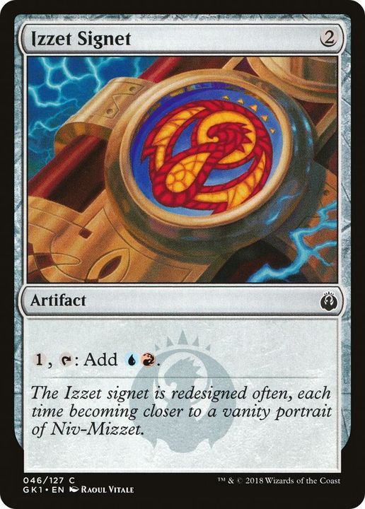 Izzet Signet in the group Magic the Gathering / Sets / Game Day Promos at Proxyprinters.com (32880)