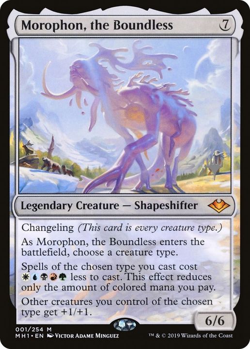 Morophon, the Boundless in the group Magic the Gathering / Types / Colors / Colorless at Proxyprinters.com (32884)