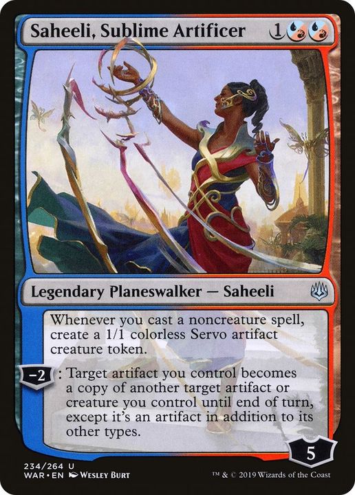 Saheeli, Sublime Artificer in the group Magic the Gathering / Types / Colors / Multicolors / R, U at Proxyprinters.com (32900)