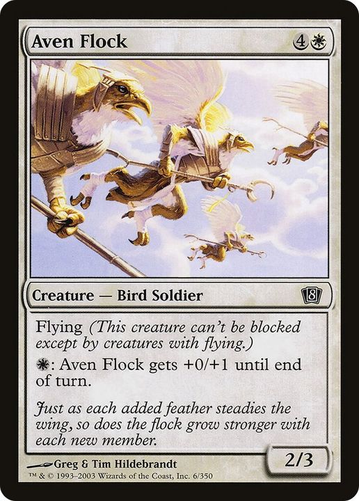 Aven Flock in the group Magic the Gathering / Types / Colors / White at Proxyprinters.com (32903)