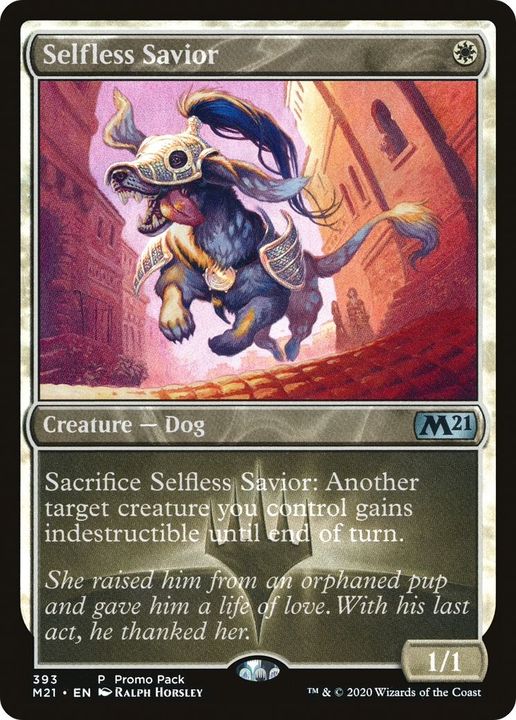 Selfless Savior in the group Magic the Gathering / Types / Colors / White at Proxyprinters.com (32904)