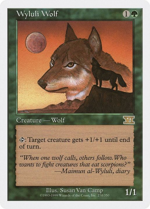 Wyluli Wolf in the group Magic the Gathering / Types / Colors / Green at Proxyprinters.com (32927)