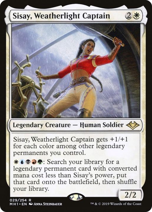 Sisay, Weatherlight Captain in the group Magic the Gathering / Types / Creatures / Human at Proxyprinters.com (32934)