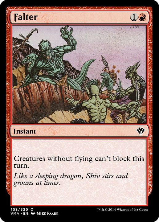 Falter in the group Magic the Gathering / Types / Colors / Red at Proxyprinters.com (32940)