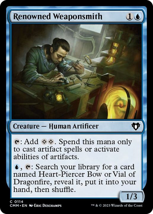 Renowned Weaponsmith in the group Magic the Gathering / Sets / Commander Masters at Proxyprinters.com (32948)