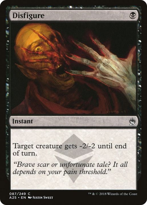 Disfigure in the group Magic the Gathering / Types / Colors / Black at Proxyprinters.com (32951)