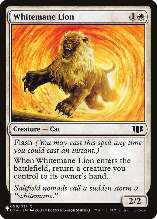 Whitemane Lion in the group Magic the Gathering / Sets / The List at Proxyprinters.com (32965)