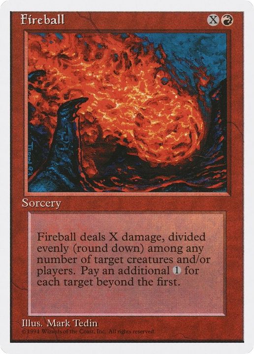 Fireball in the group Magic the Gathering / Types / Colors / Red at Proxyprinters.com (32969)