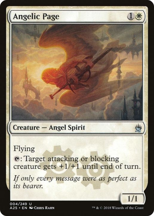 Angelic Page in the group Magic the Gathering / Sets / Masters Edition III at Proxyprinters.com (32988)