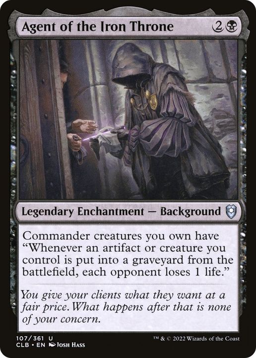 Agent of the Iron Throne in the group Magic the Gathering / Types / Enchantment / Legendary Enchantment at Proxyprinters.com (33003)