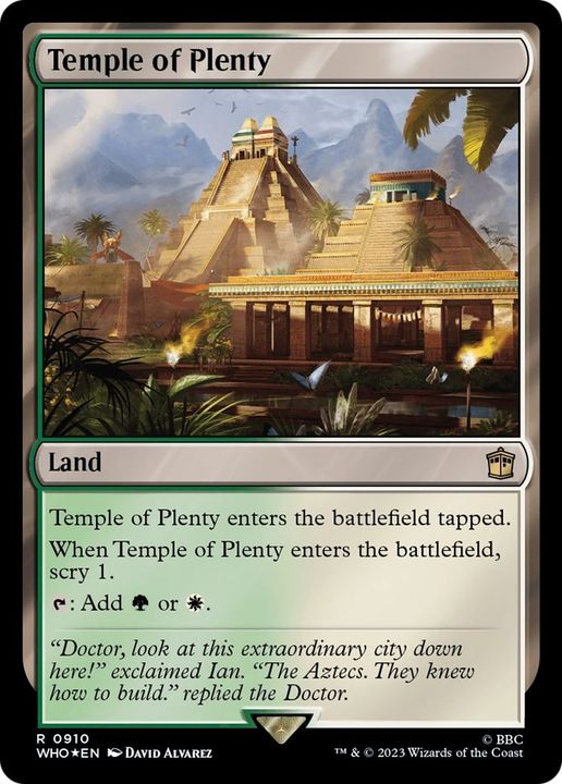 Temple of Plenty in the group Magic the Gathering / Types / Colors / Colorless at Proxyprinters.com (33011)