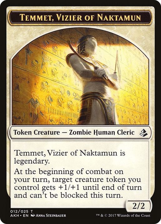 Temmet, Vizier of Naktamun in the group Magic the Gathering / Sets / Amonkhet Tokens at Proxyprinters.com (33015)