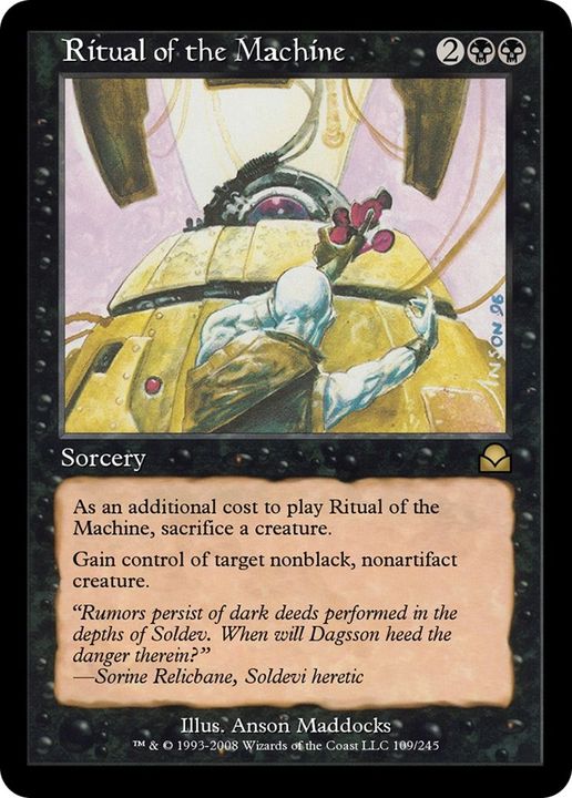 Ritual of the Machine in the group Magic the Gathering / Types / Colors / Black at Proxyprinters.com (33029)