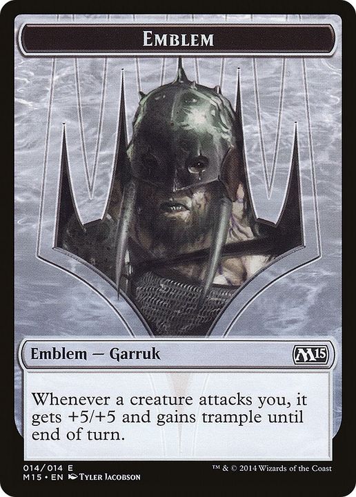 Garruk, Apex Predator Emblem in the group Magic the Gathering / Types / Colors / Colorless at Proxyprinters.com (33036)