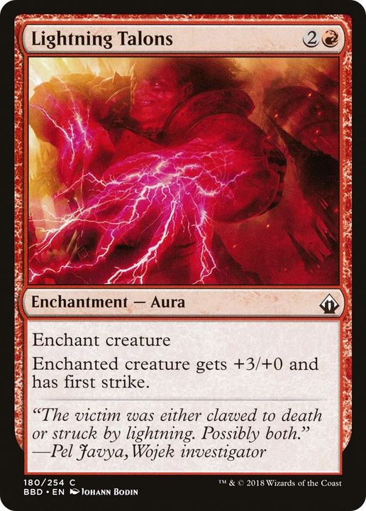 Lightning Talons in the group Magic the Gathering / Types / Colors / Red at Proxyprinters.com (33063)