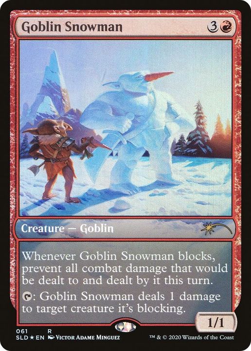 Goblin Snowman in the group Magic the Gathering / Types / Creatures / Goblin at Proxyprinters.com (33119)