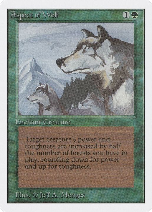 Aspect of Wolf in the group Magic the Gathering / Sets / Unsanctioned at Proxyprinters.com (33121)