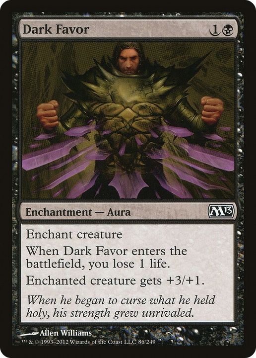 Dark Favor in the group Magic the Gathering / Types / Colors / Black at Proxyprinters.com (33143)