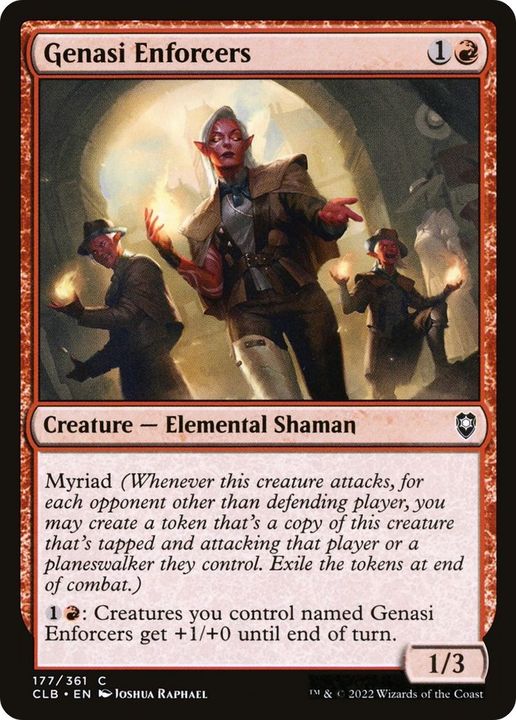 Genasi Enforcers in the group Magic the Gathering / Types / Colors / Red at Proxyprinters.com (33167)