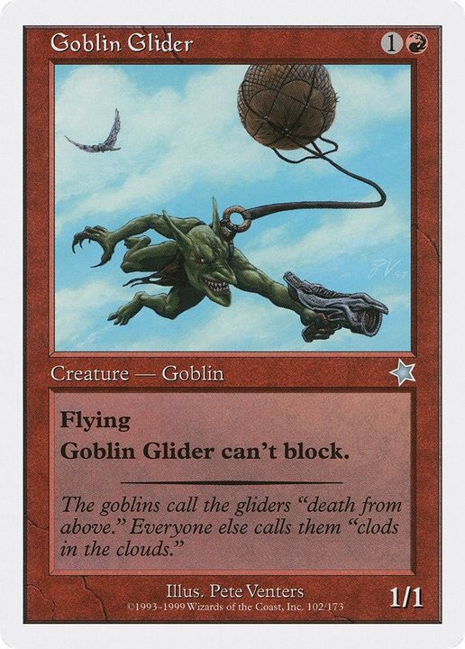 Goblin Glider in the group Magic the Gathering / Types / Creatures / Goblin at Proxyprinters.com (33188)