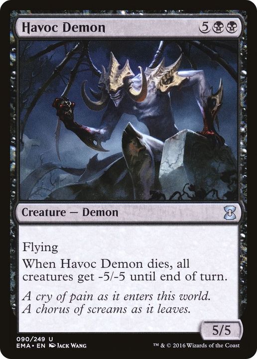 Havoc Demon in the group Magic the Gathering / Types / Colors / Black at Proxyprinters.com (33199)