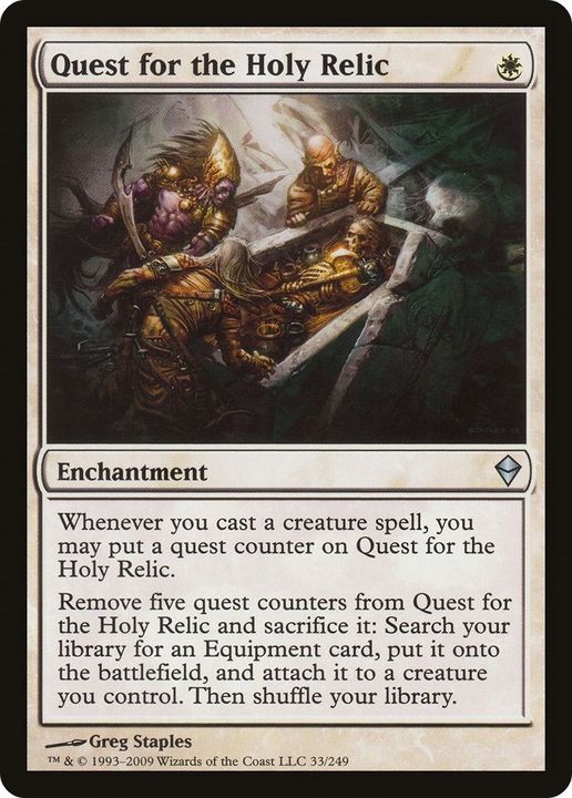 Quest for the Holy Relic in the group Magic the Gathering / Sets / Zendikar at Proxyprinters.com (332)