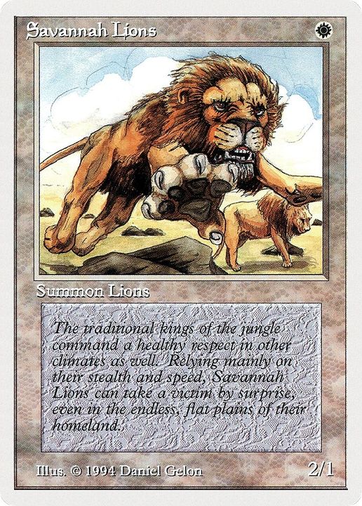 Savannah Lions in the group Magic the Gathering / Sets / Summer Magic / Edgar at Proxyprinters.com (33202)