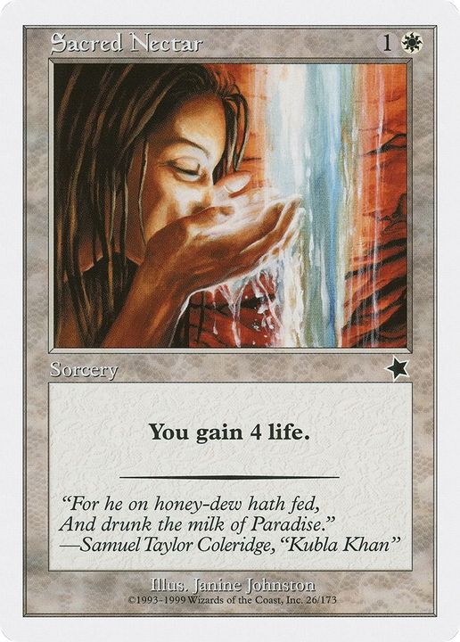 Sacred Nectar in the group Magic the Gathering / Types / Colors / White at Proxyprinters.com (33206)