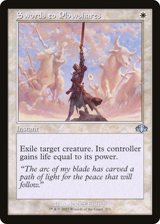 Swords to Plowshares in the group Magic the Gathering / Types / Colors / White at Proxyprinters.com (33215)