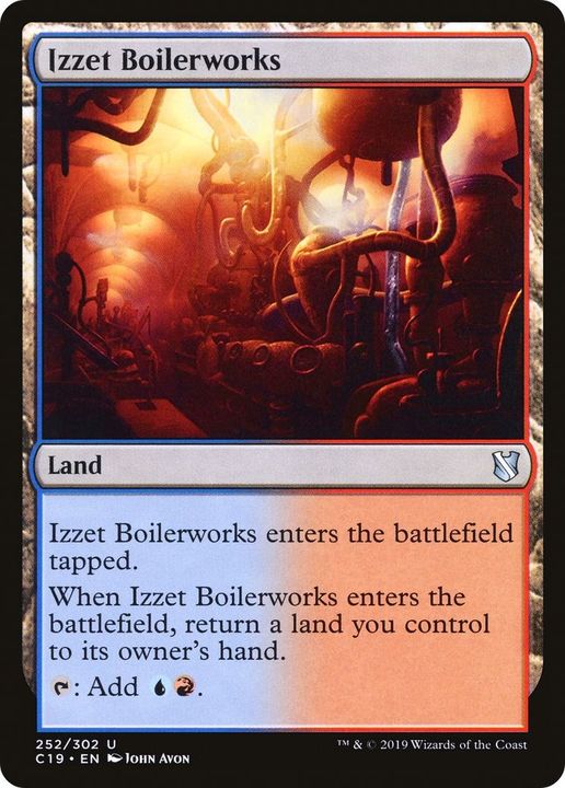 Izzet Boilerworks in the group Magic the Gathering / Sets / Commander 2019 at Proxyprinters.com (33227)