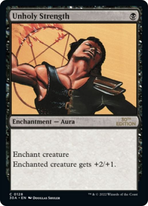 Unholy Strength in the group Magic the Gathering / Types / Colors / Black at Proxyprinters.com (33241)