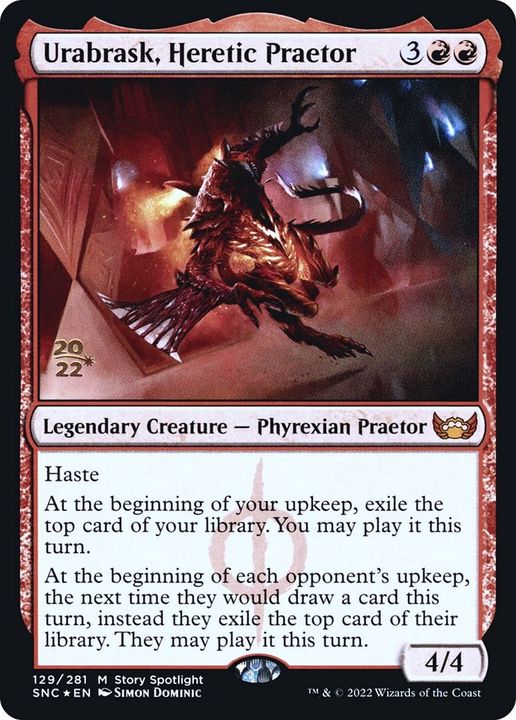 Urabrask, Heretic Praetor in the group Magic the Gathering / Sets / Streets of New Capenna Promos at Proxyprinters.com (33252)