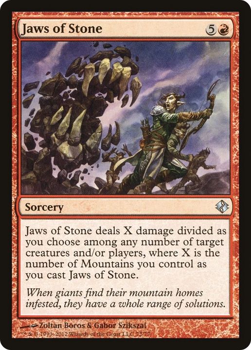 Jaws of Stone in the group Magic the Gathering / Sets / Duel Decks: Venser vs. Koth at Proxyprinters.com (33258)