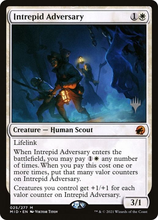 Intrepid Adversary in the group Magic the Gathering / Sets / Innistrad: Midnight Hunt Promos at Proxyprinters.com (33271)