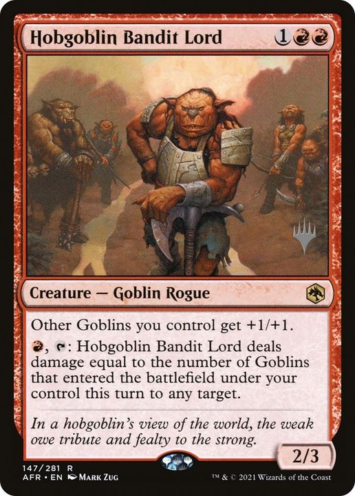 Hobgoblin Bandit Lord in the group Magic the Gathering / Sets / Adventures in the Forgotten Realms Promos at Proxyprinters.com (33278)