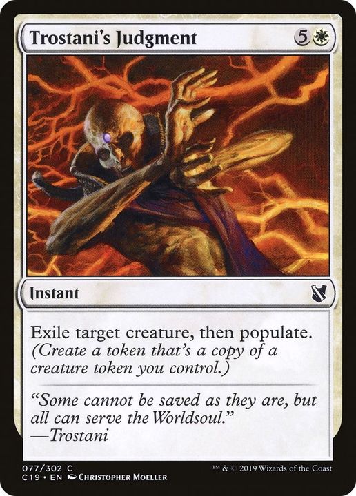 Trostani's Judgment in the group Magic the Gathering / Types / Colors / White at Proxyprinters.com (33281)