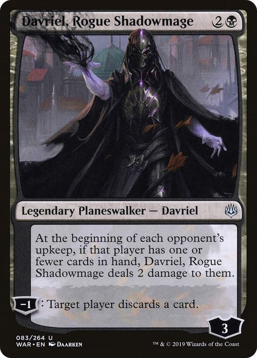 Davriel, Rogue Shadowmage in the group Magic the Gathering / Types / Colors / Black at Proxyprinters.com (33297)