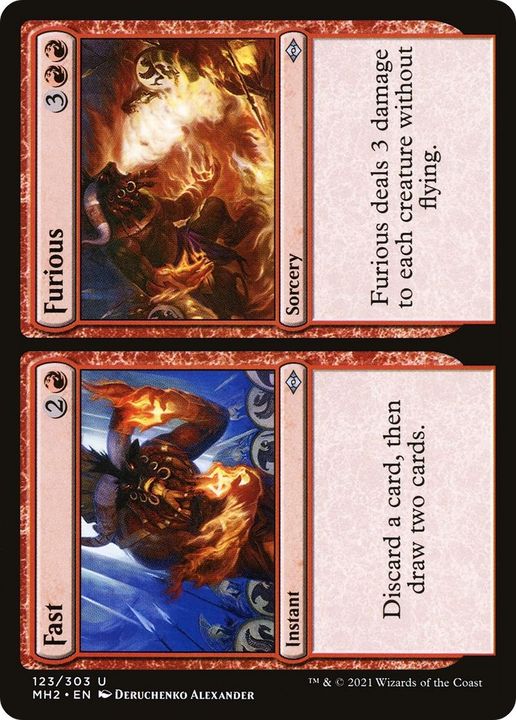 Fast // Furious in the group Magic the Gathering / Types / Colors / Red at Proxyprinters.com (33306)