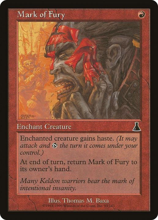 Mark of Fury in the group Magic the Gathering / Types / Colors / Red at Proxyprinters.com (33309)