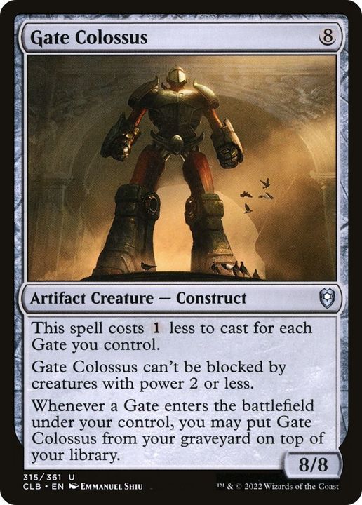 Gate Colossus in the group Magic the Gathering / Types / Colors / Colorless at Proxyprinters.com (33311)