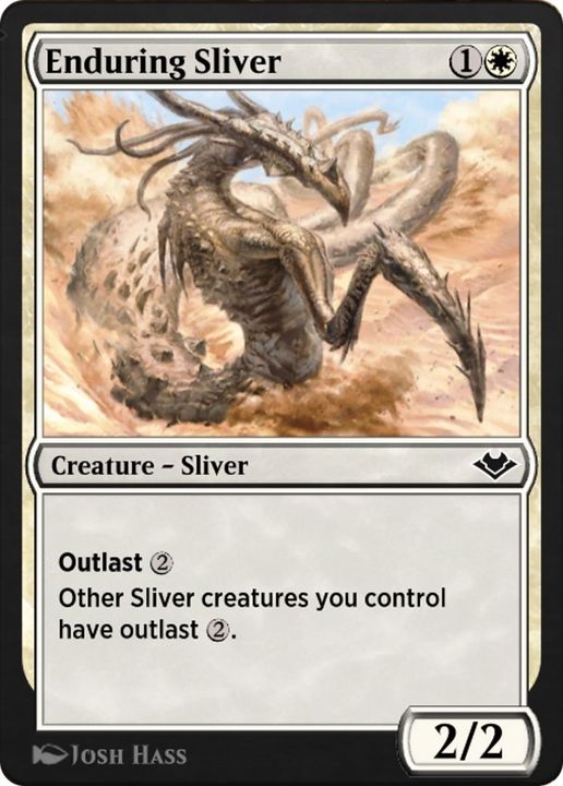 Enduring Sliver in the group Magic the Gathering / Types / Colors / White at Proxyprinters.com (33325)