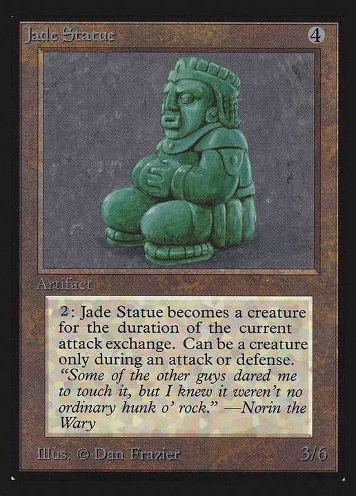 Jade Statue in the group Magic the Gathering / Types / Artifacts / Artifact at Proxyprinters.com (33330)