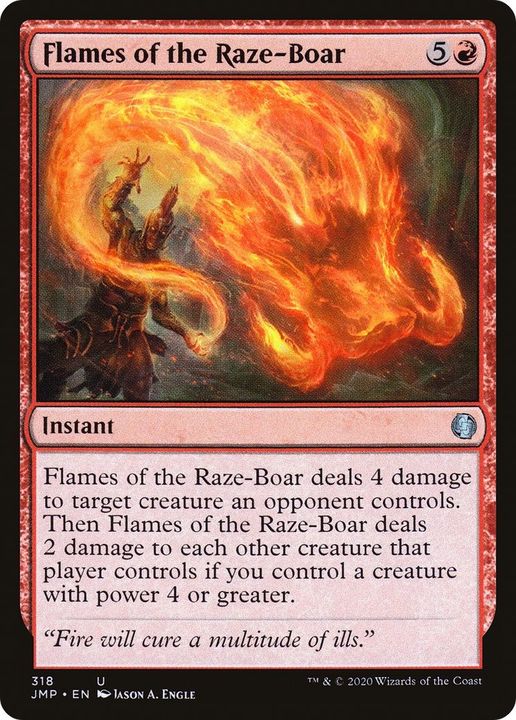 Flames of the Raze-Boar in the group Magic the Gathering / Sets / Jumpstart at Proxyprinters.com (33335)