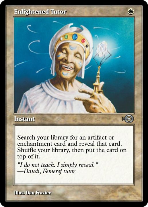 Enlightened Tutor in the group Magic the Gathering / Types / Colors / White at Proxyprinters.com (33336)