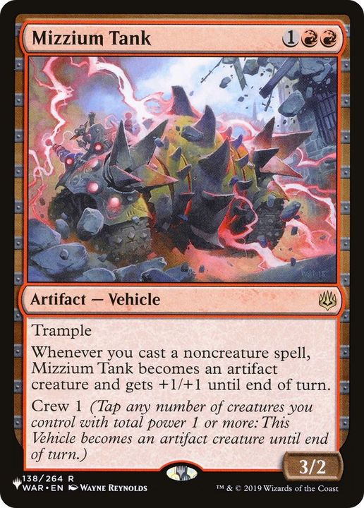 Mizzium Tank in the group Magic the Gathering / Sets / The List at Proxyprinters.com (33338)